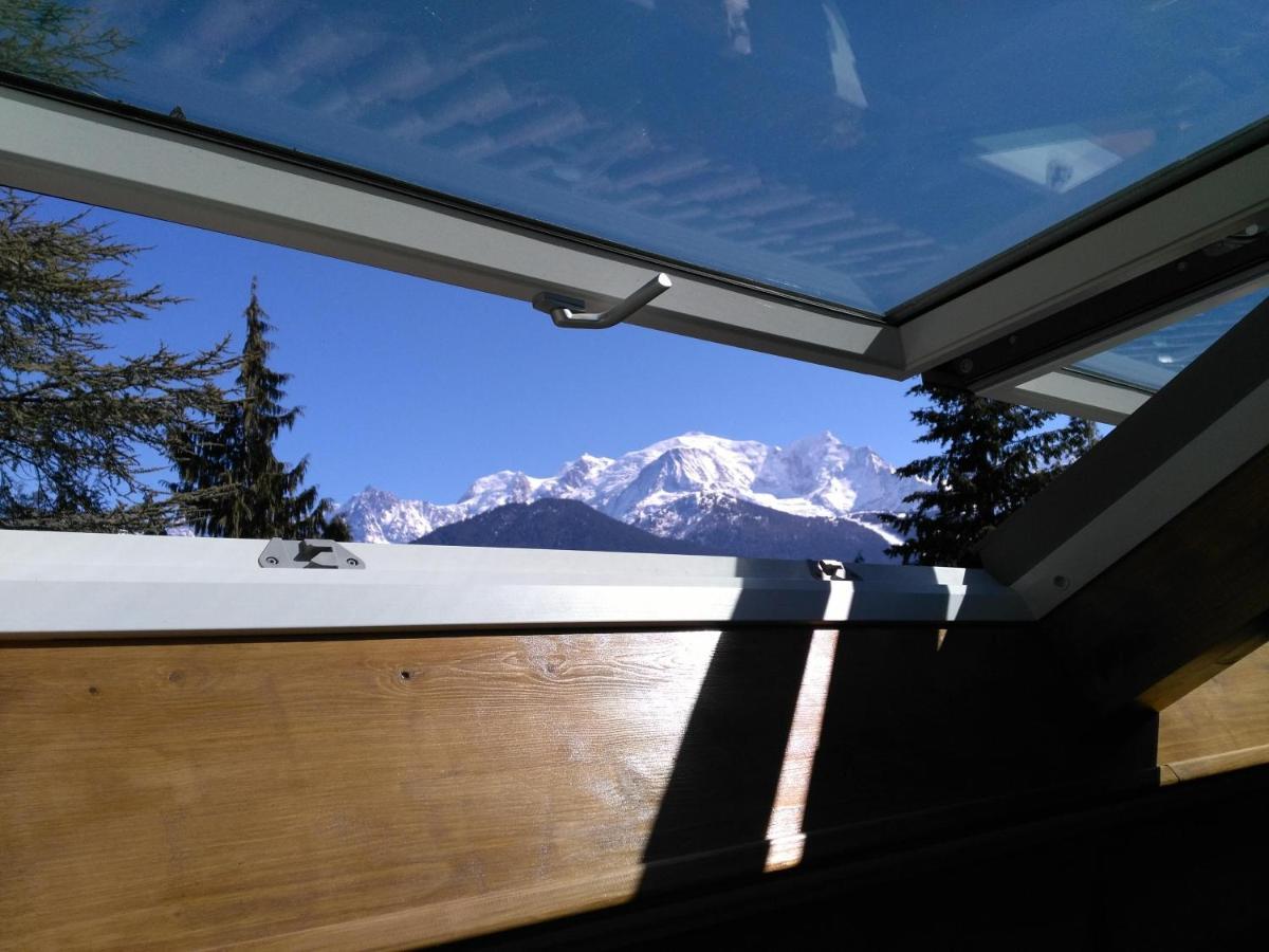 Mont Etape , F2, 42 M2, Calme, Vue Mt Blanc Apartment Passy  Luaran gambar